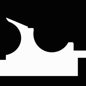 Hollow with gadrooned rail - 3 inch profile